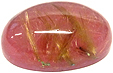 Quartz Rutile sur Rhodonite
