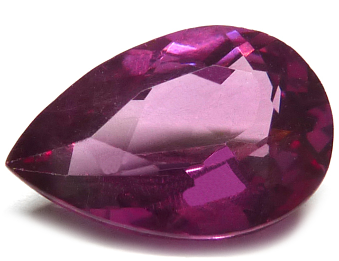 Pierre Précieuse Rhodolite Grenat Ovale 8.34 Ct 13x10.3 Mm - Naturelle, Rose Violacé - Neuf étiqueté