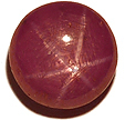 Rubis étoilé Synthétique Type Verneuil - 12 Carats, 16x12mm Rond - Neuf Sans Emballage
