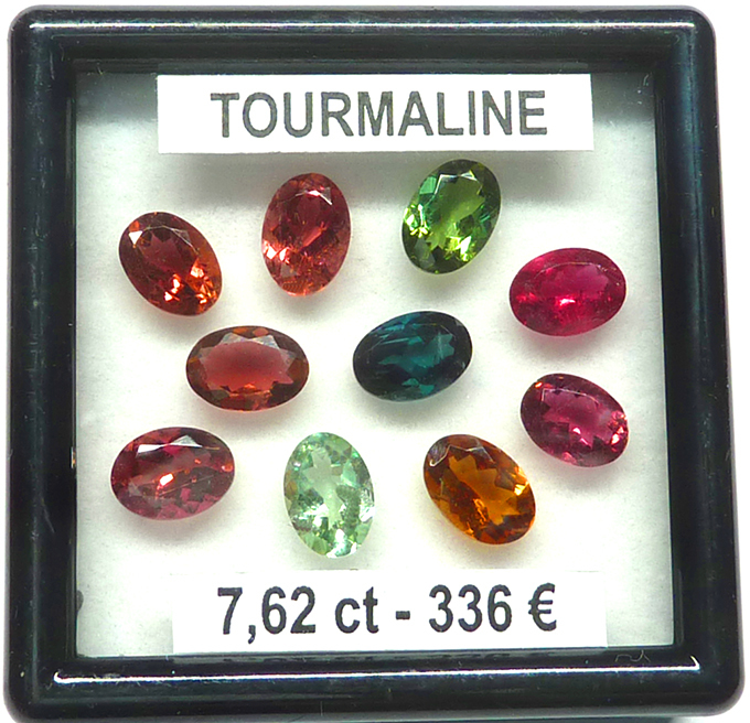 Perles Rondes Tourmaline 6mm - Pierres Naturelles - Lot Pour Bijoux Ou Lithothérapie