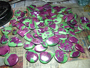 rubis-zoisite de tanzanie