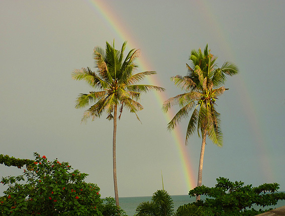 Koh Phangan arc en ciel Thailande