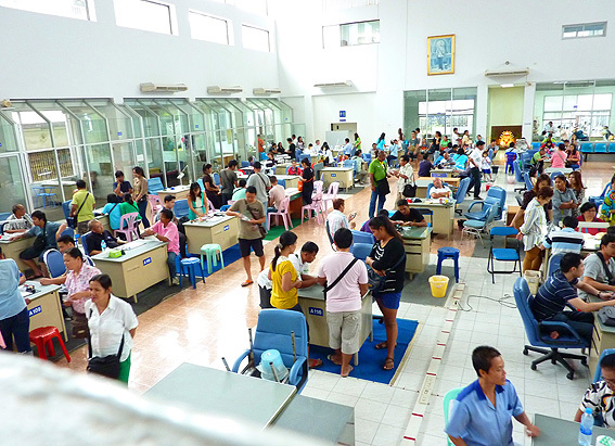 march&eacute; des gemmes &agrave; Chanthaburi Thailande