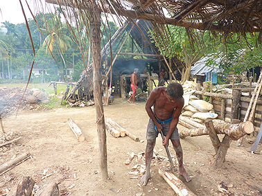 travail &agrave; la mine, sri lanka