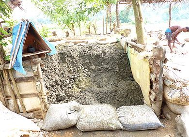 travail &agrave; la mine, sri lanka