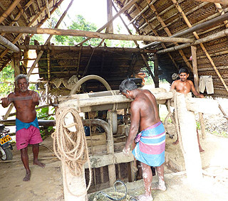 travail &agrave; la mine, sri lanka
